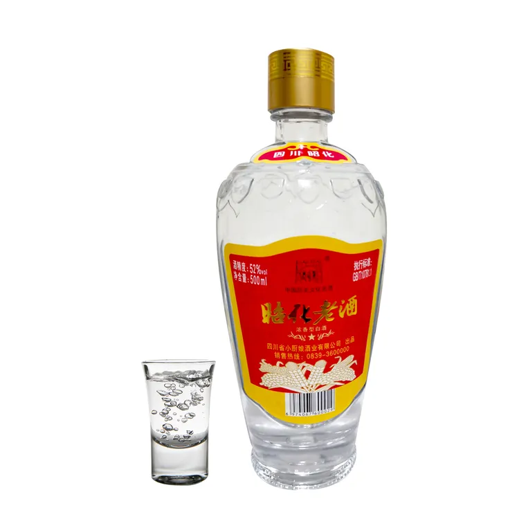 昭化古城中秋节纯粮食高度白酒l昭化老酒酒厂直发52度500