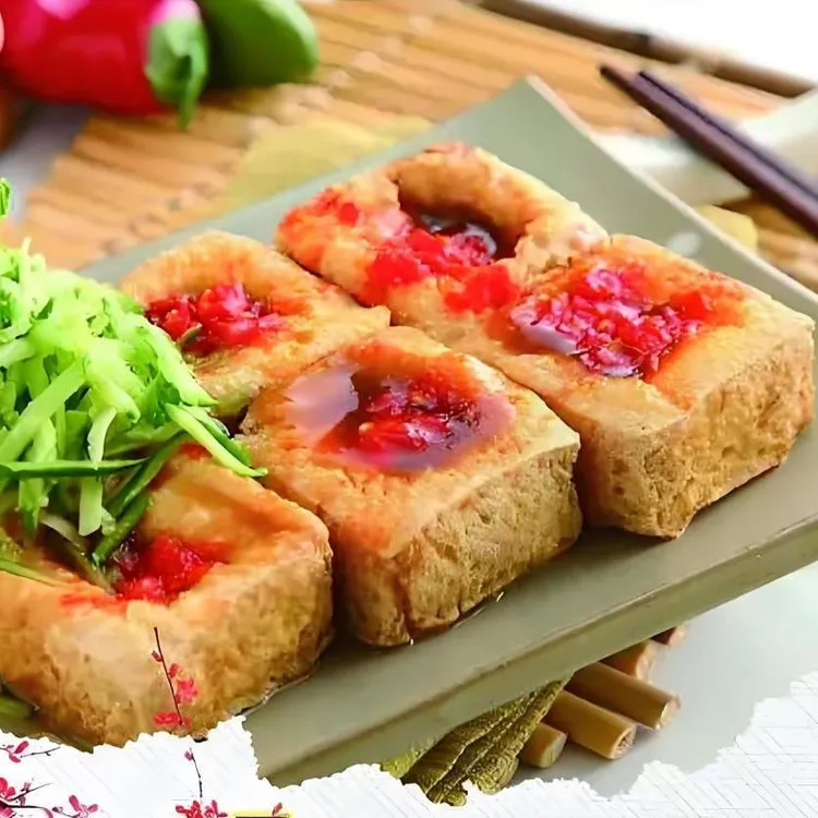 商用臭豆腐生胚批发正宗小吃白色经典开店摆摊豆腐