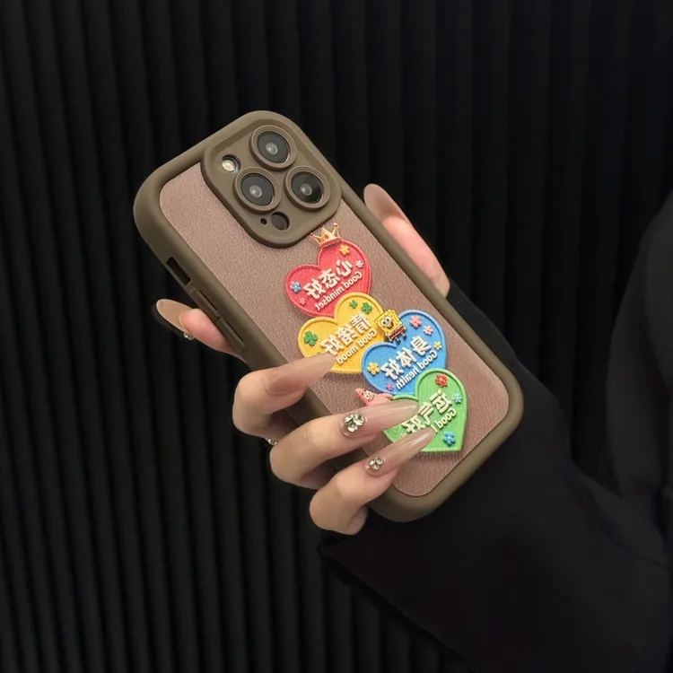 阶梯小羊皮心态好适用苹果17PROMAX华为vivo小米oppo手链手机壳