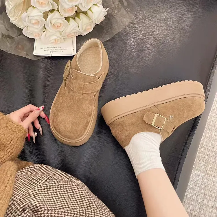 大尚同款厚底勃肯鞋