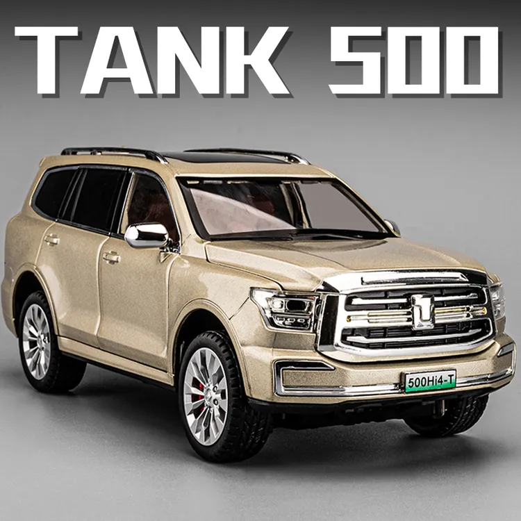 坦克500HI4车模仿真合金新款五百越野车汽车模型摆件男孩玩具车