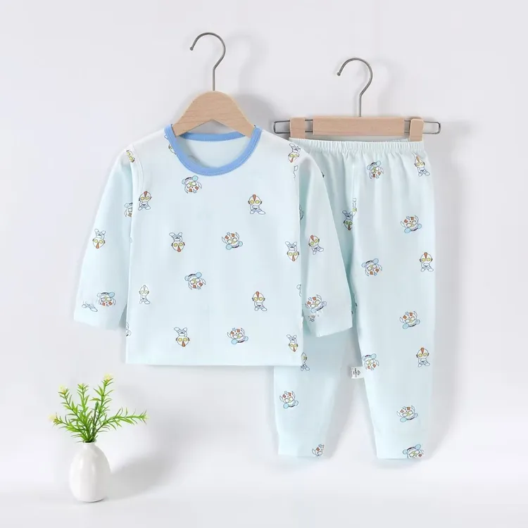 男女童秋冬秋衣秋裤套装全衣无骨春秋棉家居服套装