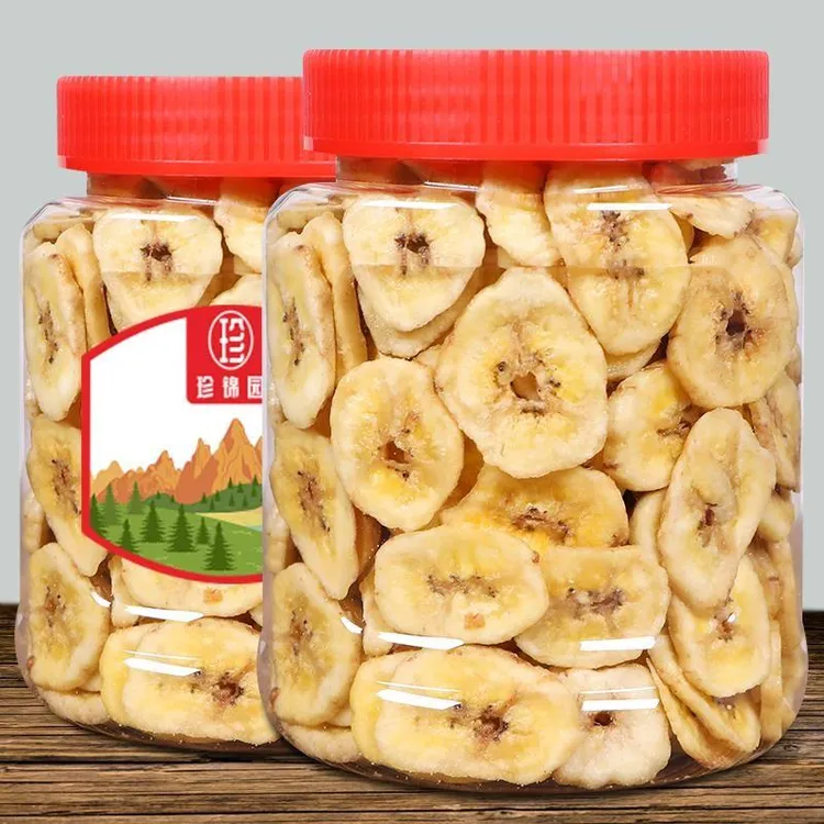 香蕉片干零食烤香蕉干片烘干散装水果干非菲律宾香蕉片薄脆大
