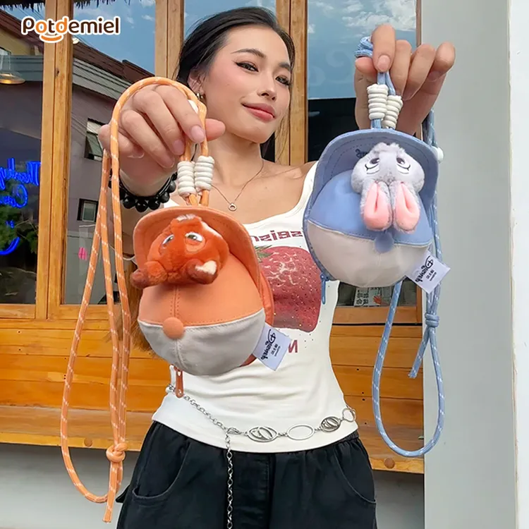 potdemiel迪士尼正版疯狂动物城朱迪或尼克奇遇零钱包1个-QL