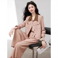 〈纪朵研〉H503时尚高级感套装女2025秋季新款洋气显瘦休闲两件套