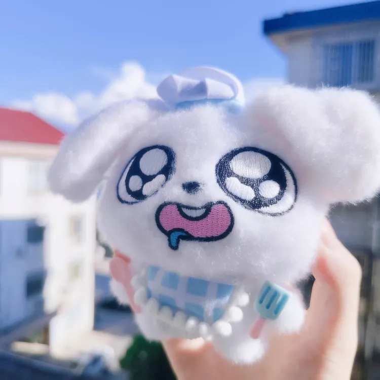 三福联名周边这狗厨师小狗10cm可爱棉花娃娃毛绒公仔挂件捏捏玩偶