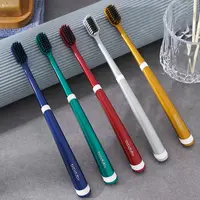 【10支装】守门员家用成人细软毛牙刷酷碳丝家庭学生囤货装清洁护龈