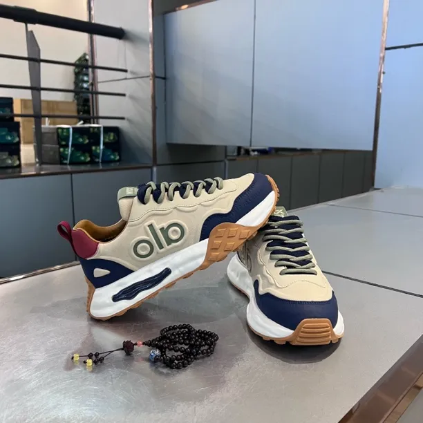 秋季新款素面纳帕纹皮面拼接增高时尚休闲鞋潮鞋运动鞋拼色潮男鞋