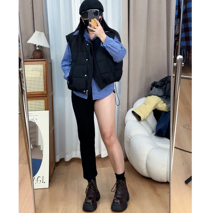 小个子胖mm直筒烟管牛仔裤2025女秋冬新款四面弹高腰显瘦九分裤子