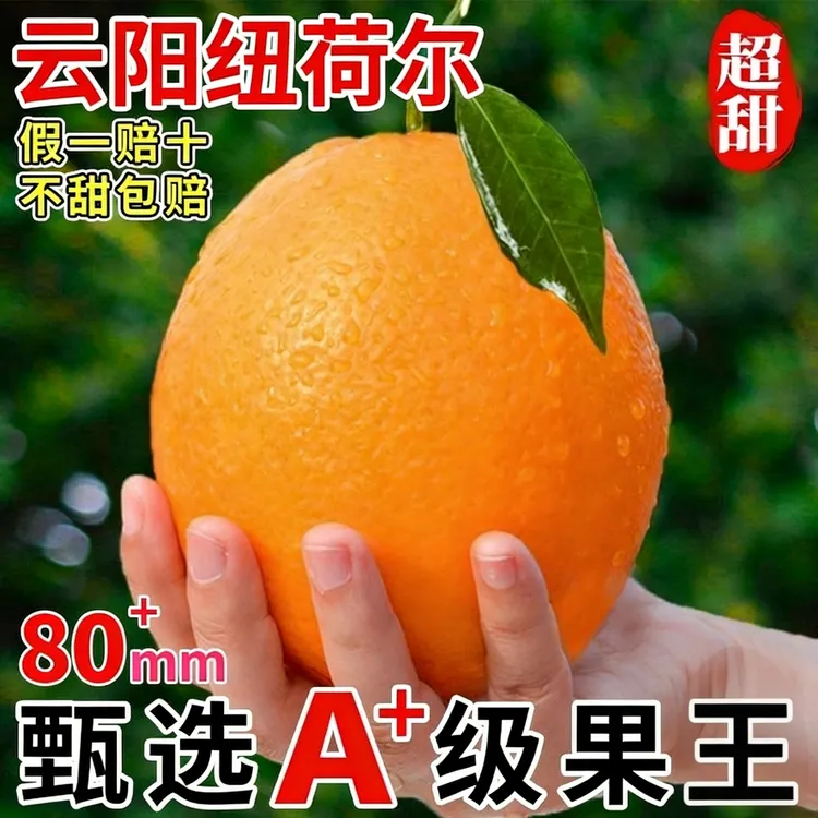 重庆纯甜纽荷尔脐橙新鲜奉节脐橙爆甜橙子水果批发重庆奉节县脐橙