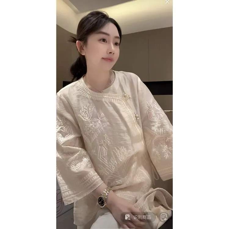 ZHUIMU.【流花江南】新中式国风女装气质重工刺绣百搭套装ZM7275...