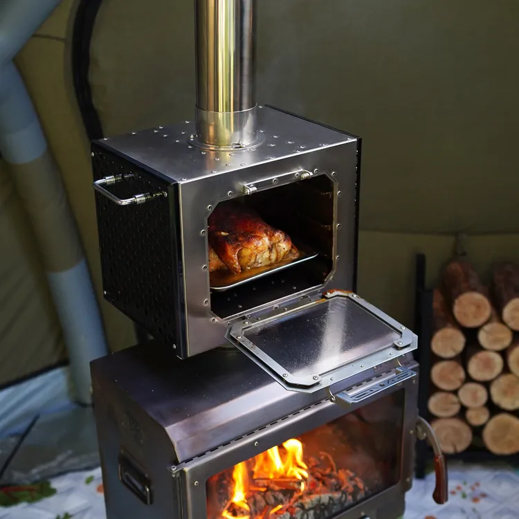 比格之火【烟管烤箱】立体环绕加热 烹饪使用不漏烟防火星