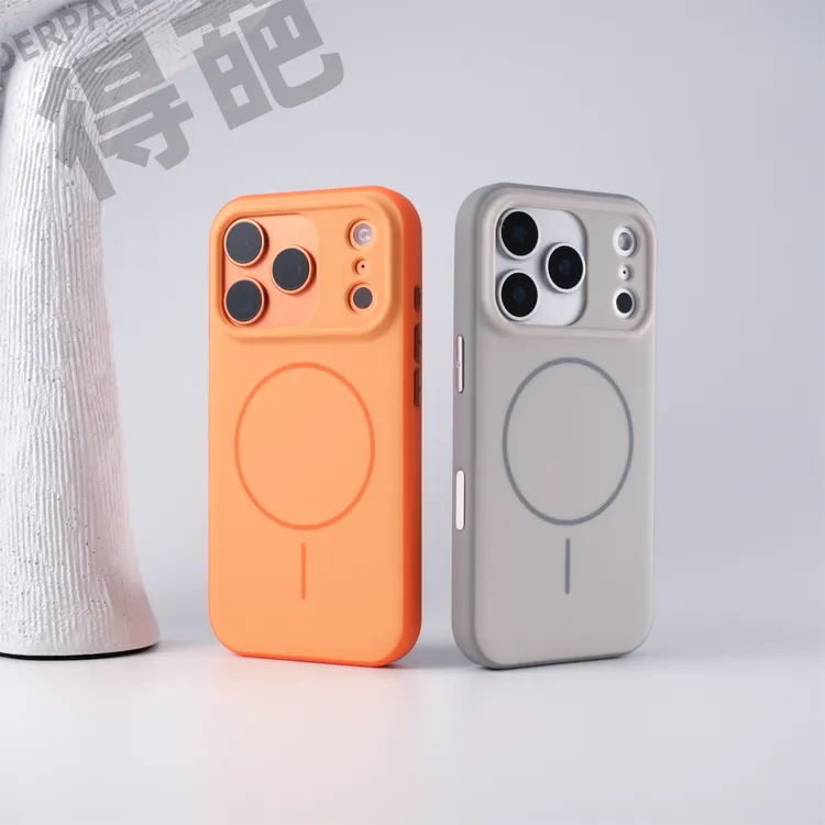 得葩肤感软边防摔苹果17promax磁吸手机壳iphone16电容AI按键15