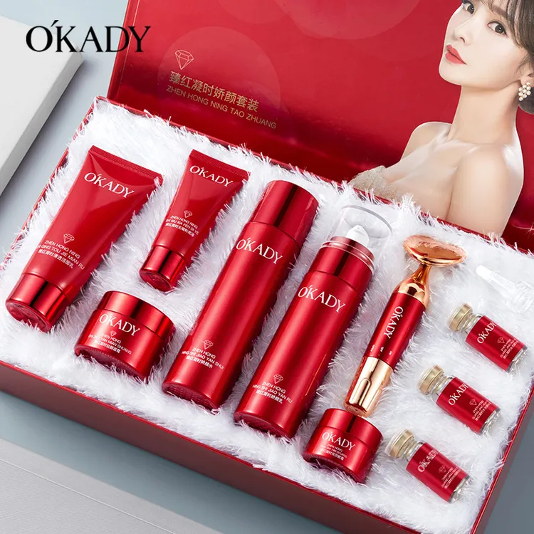 O'KADY/欧佩抗皱淡纹欧佩臻红凝时娇颜九件套