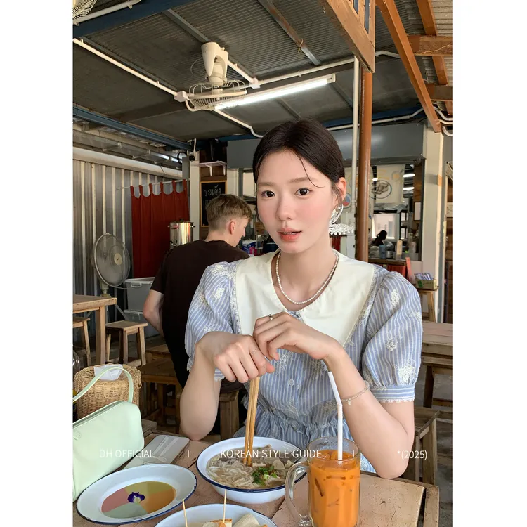 DHOFFICIAL大花【夏日香气】千金度假风穿搭显瘦初恋风穿搭夏日穿搭