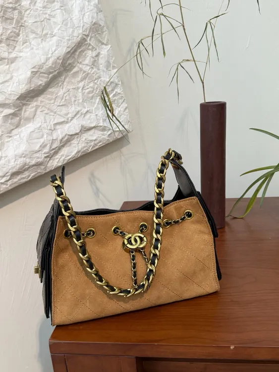 耐磨都市简约西部牛仔风斜挎包百搭轻奢腋下包拼色