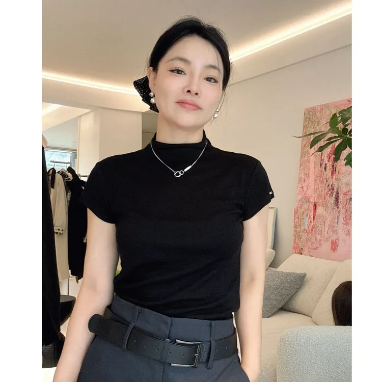 短T修身显瘦打底上衣