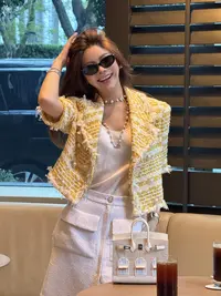 “瀑布系列” 西班牙皇室御用 MIGUEL ALEMANY 内衬重磅真丝25A0468