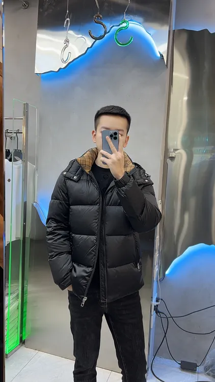 潮流短款保暖连帽欧美风可拆帽男士90绒羽绒羽绒服冬天329