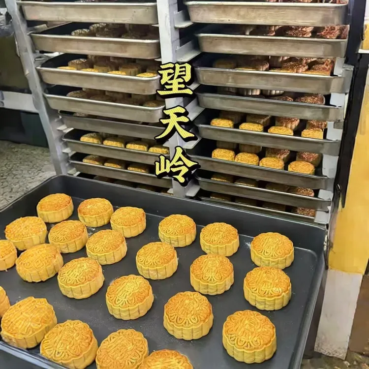 广式传统手工黑豆沙月饼蛋黄黑豆沙月饼经典中秋月饼豆沙细腻月饼