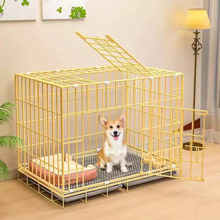 狗笼子中型犬宠物围栏小型犬门栏室内带厕所家用泰迪博美狗窝狗舍