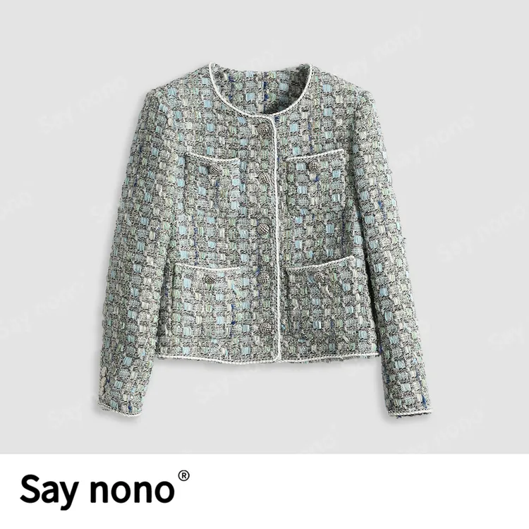 懒猫nono│Saynono 琉翠凝光＿定制手工坊高定小香外套 /BLXF699602