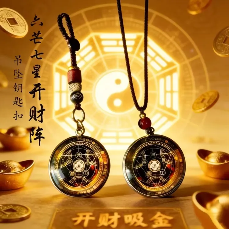 岚燃程阁六芒七星开财阵能量开韵随身守护聚财阵驾车个人用品