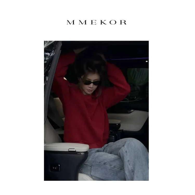 MMEKOR“明媚女主”卫衣 2025新款活力常青藤时尚上衣 89275