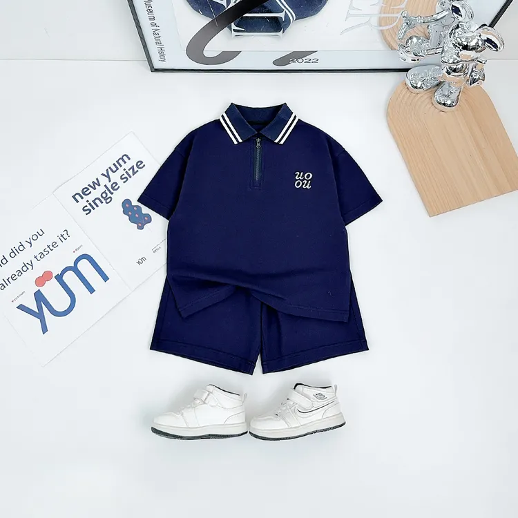 儿童夏装套装夏季2025新款男童短袖两件套 WG28319 悠悠童话童装 