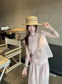 【蝶梦云生】文文私服 夏季洋气减龄百搭休闲设计感套装WWC5TZ1030