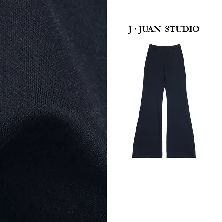 【J.Juan】超模裤2.0-秋季高弹显瘦喇叭裤高个子女装纯色百搭马蹄裤