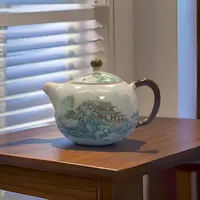 汝窑青山西施壶雅致设计中式181