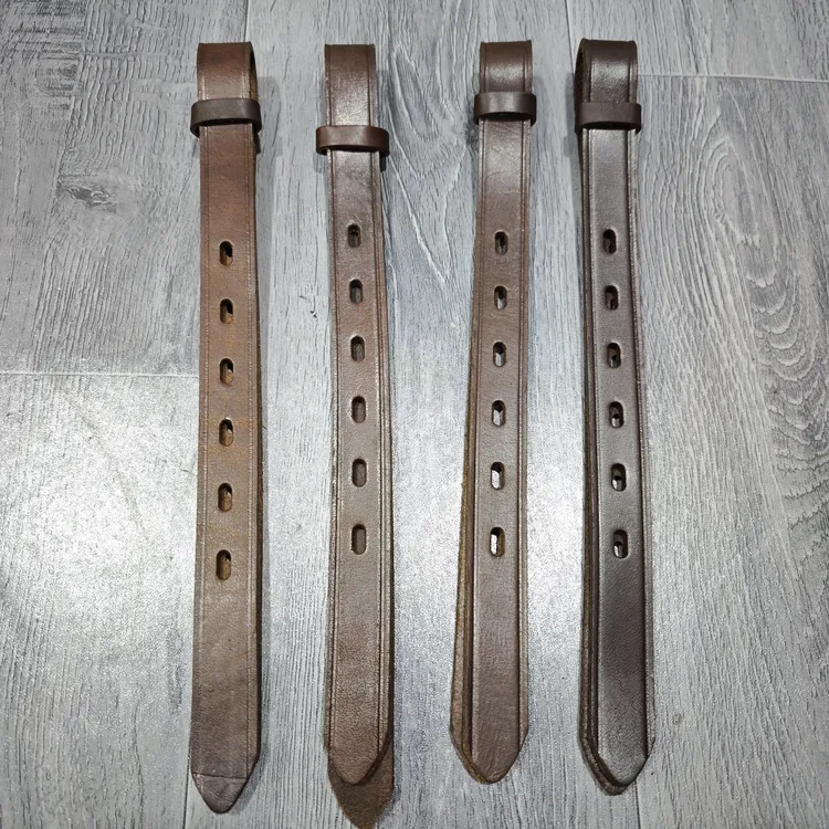 纯牛皮泡油马鞍牛皮肚带根结实