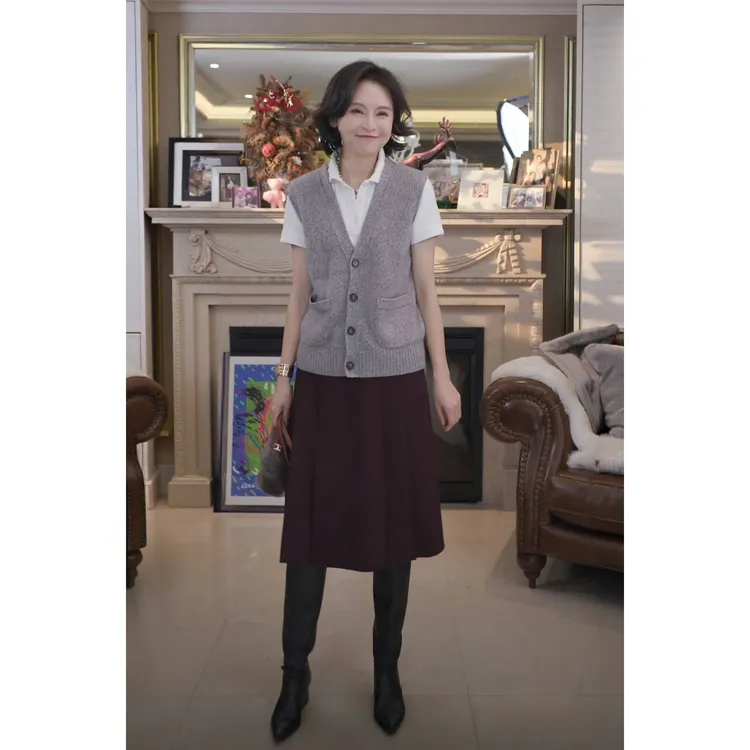 我是摩羯黑标 千金马甲 意大利P家100羊绒德国STOLL机秋冬上衣