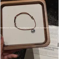925银手链 JIUJIU【棕绳小象】时尚百搭简约叠戴必备手链0923