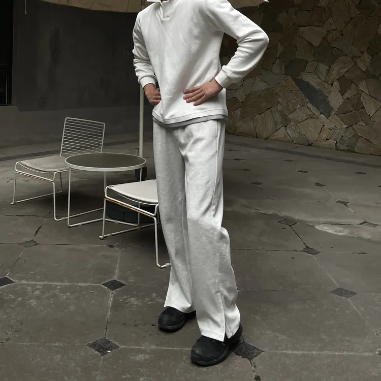 GTAL25ss春夏AD运动美式休闲风抽绳卫裤直筒百搭拉链装饰针织长裤