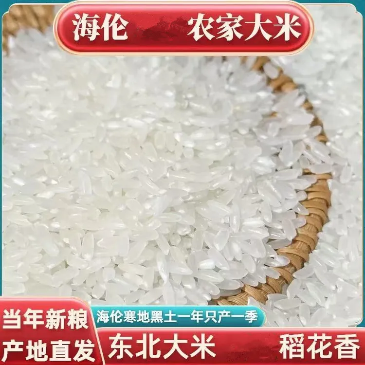 东北大米新米稻花香黑龙江海伦长粒大米粳米5kg10斤