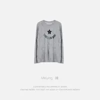 Meiying-“星星”时尚慵懒ins博主叠搭大版T恤YA5QT090