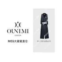 欧倪蜜 OUNIMI 秋季新款韩版宽松设计感小众上衣+裤子套装L-1070