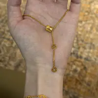 铜合金项链 「新小蛮腰」镀k金新版cnc工艺鱼鳞纹