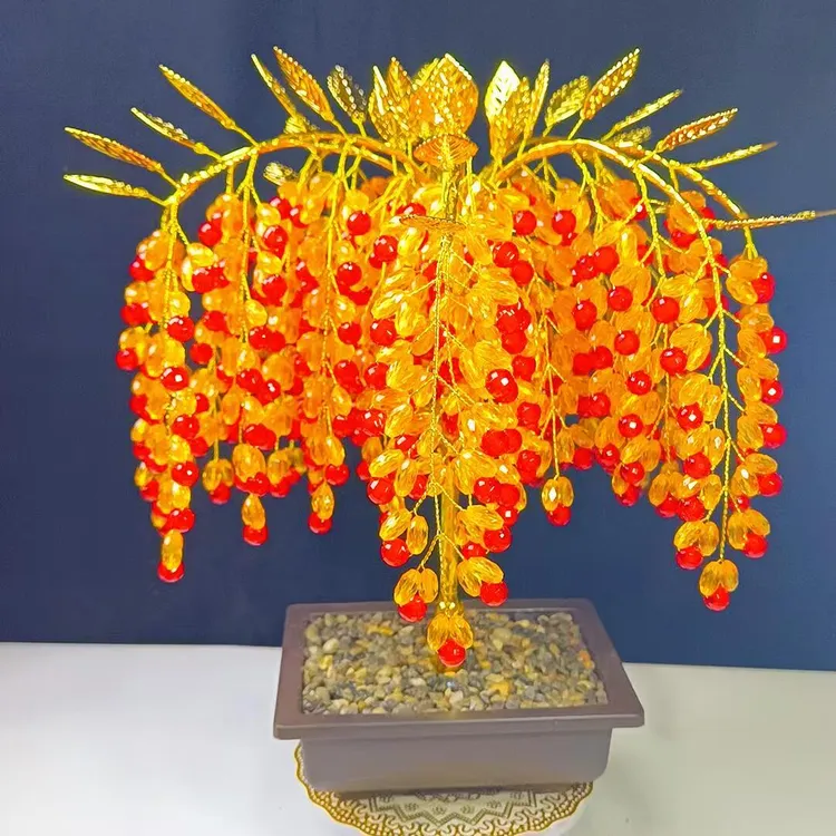 2单送剪刀【双12福利】盆栽摇钱树DIY材料包送礼