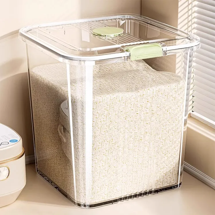 俏洁厨房米桶储米箱家用防虫密封防潮米缸装米桶面粉大容量储物罐