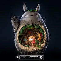 【集单】 作伴ZUOBAN 美术馆系列01 宫崎骏龙猫1988 可亮灯手办雕像