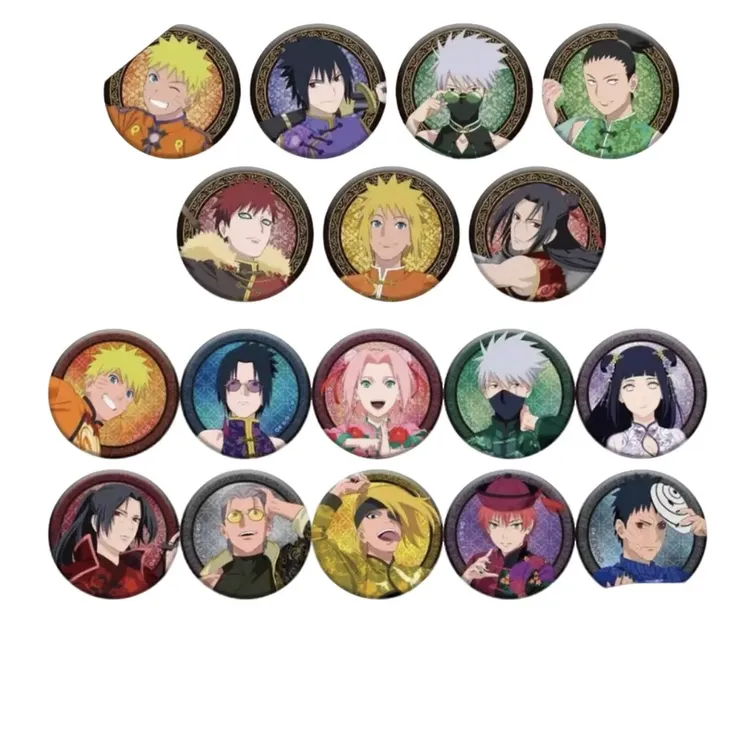 【拆盒】日谷正版【火影忍者】中华风系列徽章吧唧盲盒