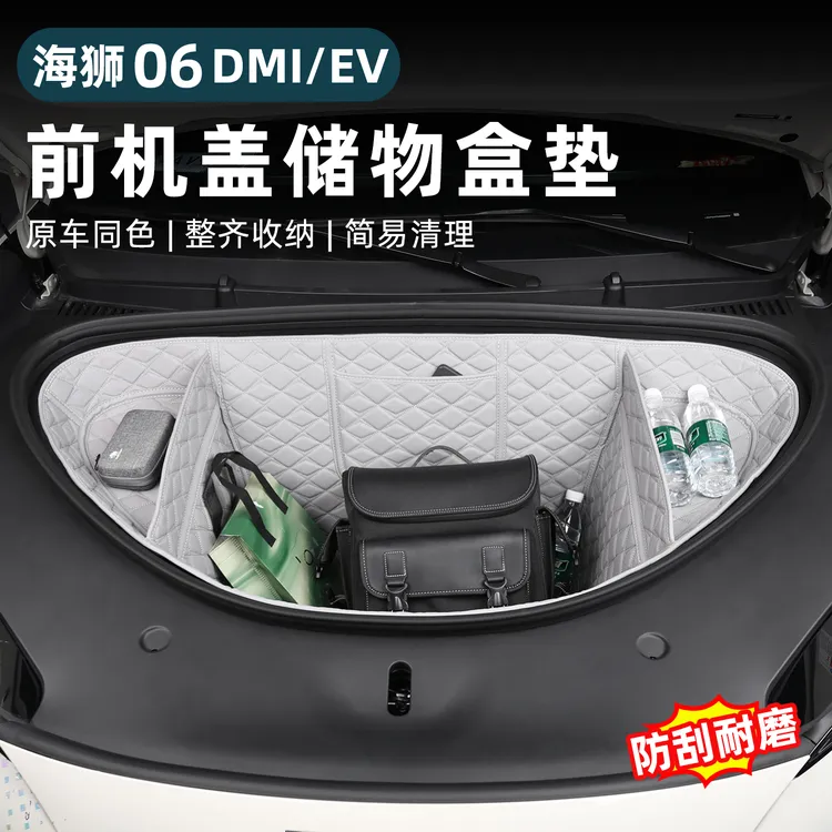 比亚迪海狮06EV前备箱垫全包前储物箱保护垫防刮内饰改装配件用品