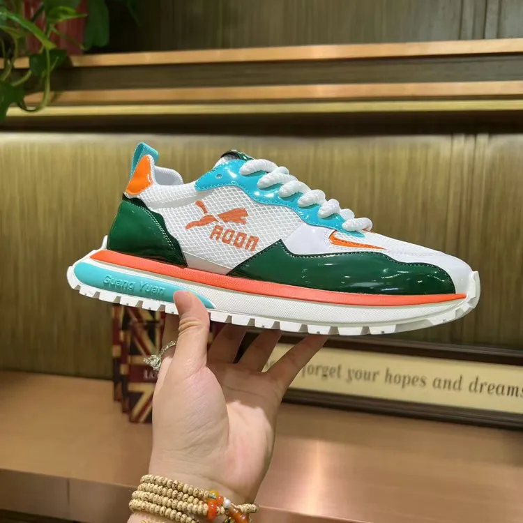 2025夏季新款透气网布时尚百搭舒适软底潮流运动休闲男鞋（皮鞋码）