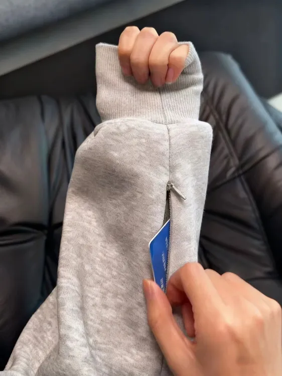 隐藏多口袋加绒加厚450克重磅撞色硬挺卫衣男款秋冬连帽开衫外套