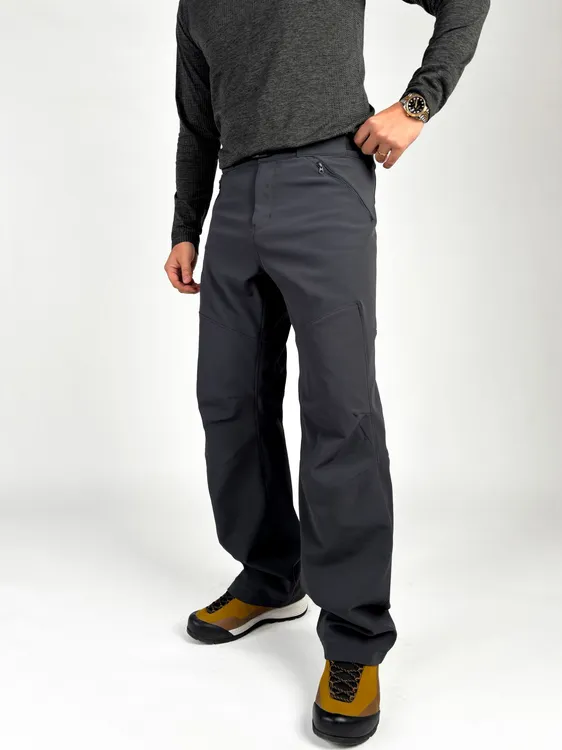 SOS加绒军鸟软壳冲锋裤户外直筒三防立裁工装裤弹力显瘦休闲裤男