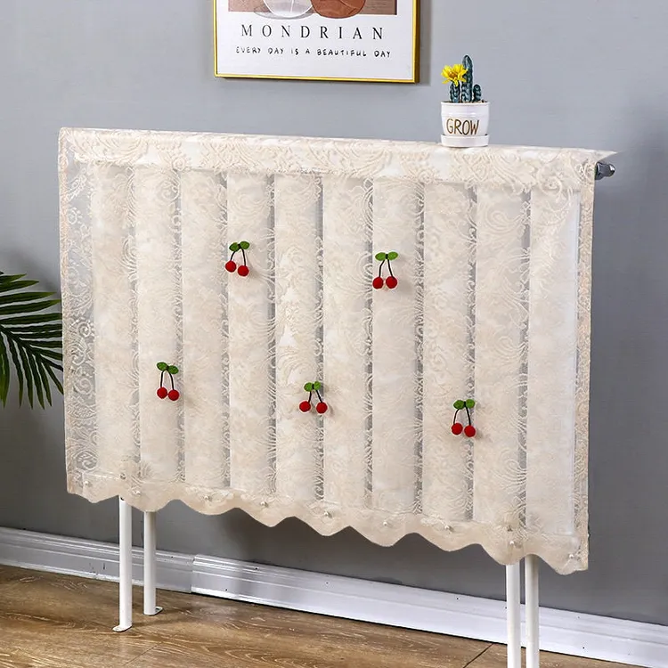 【遮丑防尘】魔术贴蕾丝暖气片罩遮挡帘暖气片罩布艺遮丑装饰鞋柜