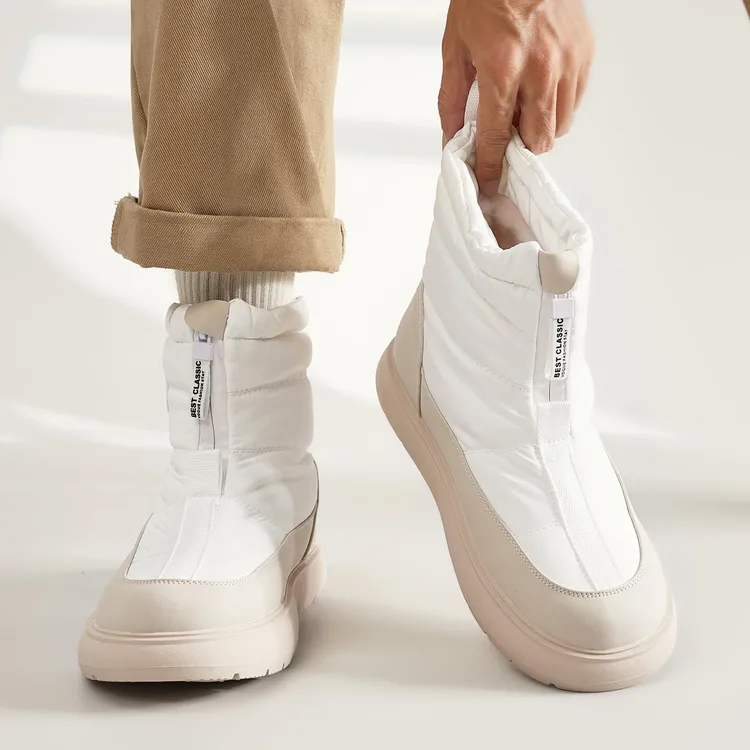 俄罗斯极寒零下40度男冬季雪地靴防水防滑加绒保暖情侣雪乡大棉鞋